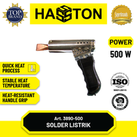 Gambar Hasston Solder Listrik Handle Plastik 500 Watt (3890-500) dari Hasston Tools Kota Administrasi Jakarta Pusat 1 Tokopedia
