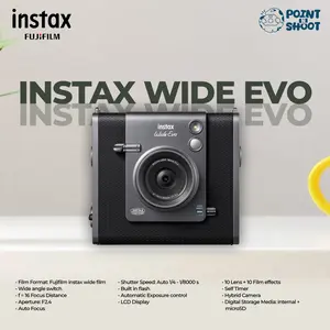 Fujifilm Instax Wide EVO - Hybrid Instant Film Camera