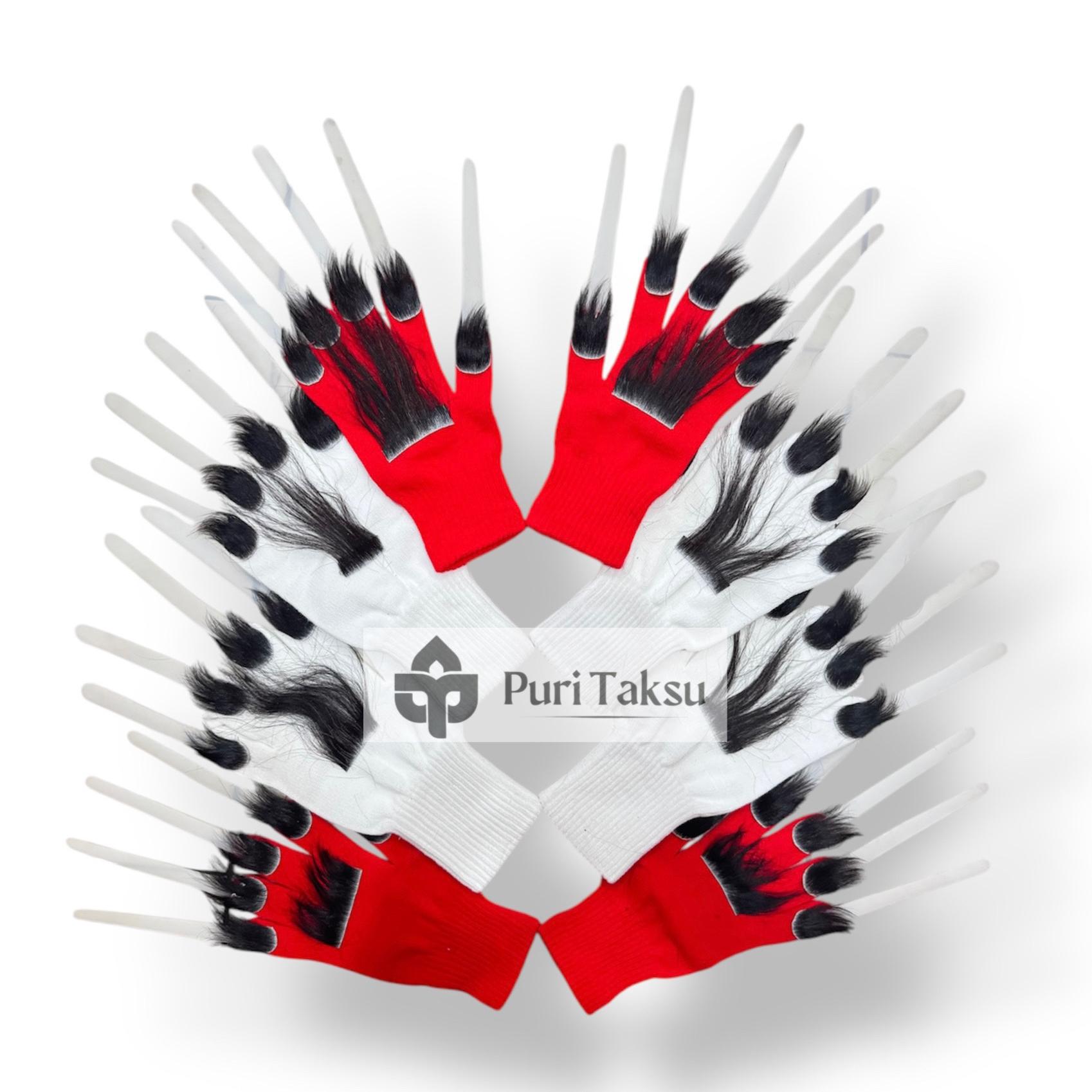 ￼Sarung Tangan Kuku Tari Rangda, Jauk & Celuluk Khas Bali