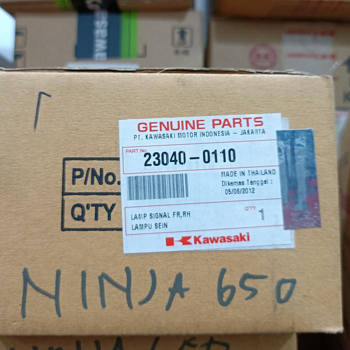 Gambar Lamp Signal FR RH Ninja 650 23040-0110 dari Kawasaki Matahari Official Store Kota Bekasi Tokopedia