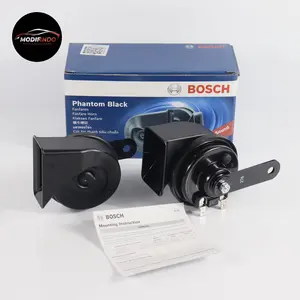Klakson Keong Horn Bosch Phantom 0 986 AHO 209 Black 12 Volt Original