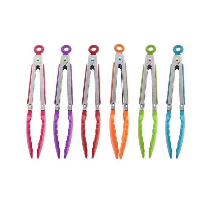 Gambar HAVIN Jepitan Gorengan Pendek Stainless Steel Serbaguna - Warna - FM dari Formiana Kota Surabaya Tokopedia