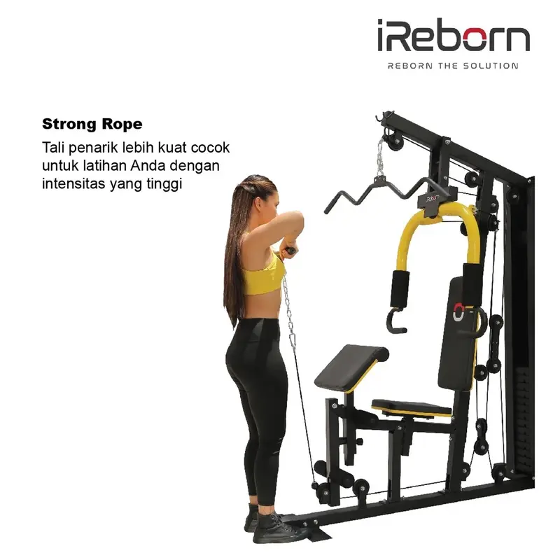 Alat Fitness Home Gym 1sisi 150LBS iReborn Metro 5