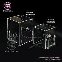 Gambar Carpentia Kotak Saran Akrilik dengan Kantong - Kotak Amal / Tips / Tempat Pulpen Kertas - 15x15x20 cm - Tipe CK Kantong dari Carpentia Indonesia Kota Tangerang Selatan 4 Tokopedia