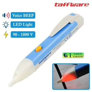 Taffware Tespen Kabel Listrik Putus Bunyi Beep Non Contact Deteksi Arus Listrik Tanpa Sentuh VD02