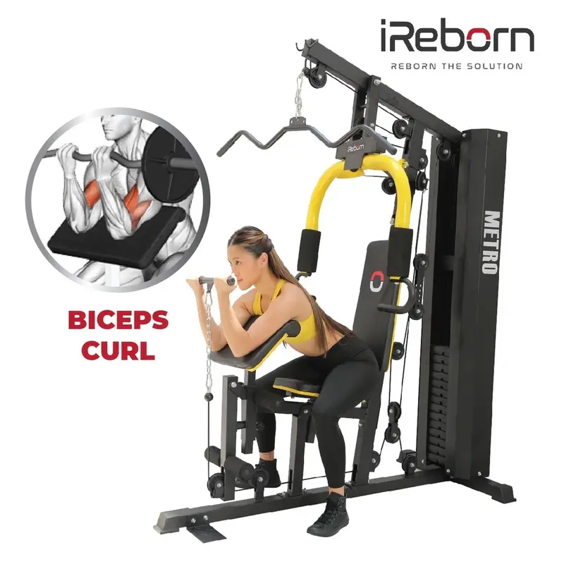 Alat Fitness Home Gym 1sisi 150LBS iReborn Metro 3