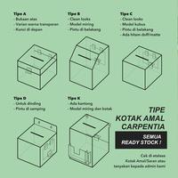 Gambar Carpentia Kotak Saran Akrilik dengan Kantong - Kotak Amal / Tips / Tempat Pulpen Kertas - 15x15x20 cm - Tipe CK Kantong dari Carpentia Indonesia Kota Tangerang Selatan 5 Tokopedia