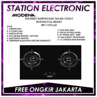 Gambar MODENA Duraturo BH 7723 LLD/BH7723 LLD KOMPOR TANAM GAS HOB 70 CM dari Station Electronic Kota Administrasi Jakarta Utara 3 Tokopedia