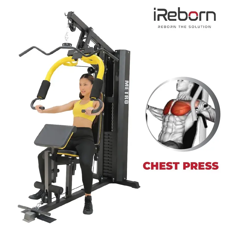 Alat Fitness Home Gym 1sisi 150LBS iReborn Metro 1
