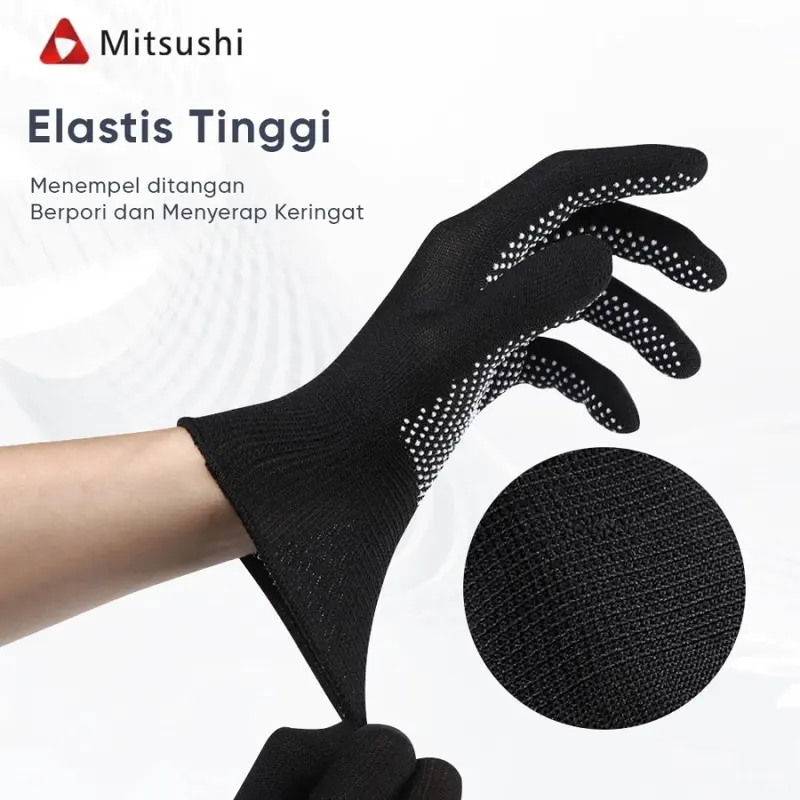 Mitsushi Sarung Tangan Kerja Karet Tebal / Durable Anti-Slip Gloves 5