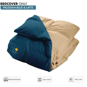 ADA STOK Bedcover saja 180x220 Two Tone / Kombinasi warna minimalis