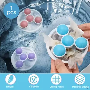 Bola Pencuci Baju Magic Laundry Ball Penyaring Kotoran Pakaian Mesin Cuci Filter Washine Machine