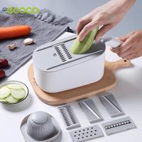 Gambar Ecoco Multifunctional Vegetable Cutter -Alat potong sayur buah all in one pemotong parutan 6in1 - Grey dari Silicook Indonesia Kota Administrasi Jakarta Barat 5 Tokopedia