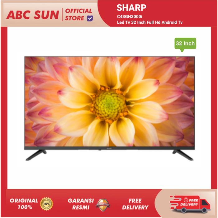 Gambar Sharp 2t-c43gh3000i Led Tv 43 Inch Full Hd Android Tv HDR Frameless Design 43gh3000 dari ABC Sun Electronic Kota Bandung Tokopedia