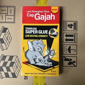 Lem Tikus Cap Gajah / Jebakan Tikus / Perangkap Tikus / Buku / Papan