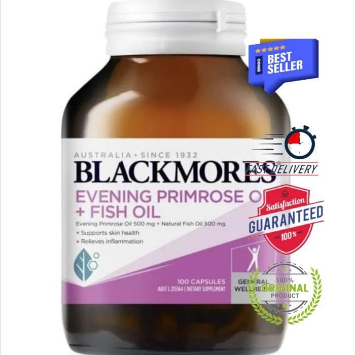 Terlaris Blackmores Evening Primerose Prime Rose Oil Epo Fish Oil 100 Bpom