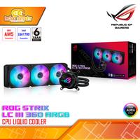 Gambar CPU COOLER ASUS ROG STRIX LC III 360 ARGB - 360mm AIO Liquid Cooler dari Techno Computer Bali Kota Denpasar 1 Tokopedia