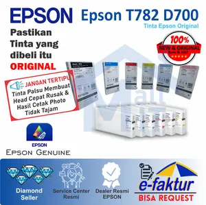 TINTA CATRIDGE EPSON SL D700 SL-D700 DRYLAB T782 T-782 T 782 Original