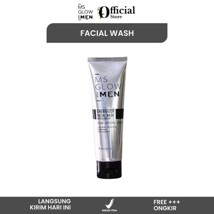 Gambar MS GLOW FOR MEN - FACIAL WASH SKINCARE PRIA SABUN CUCI MUKA UNTUK COWOK MENCERAHKAN ORIGINAL dari Kondang Official Store Kota Surabaya Tokopedia