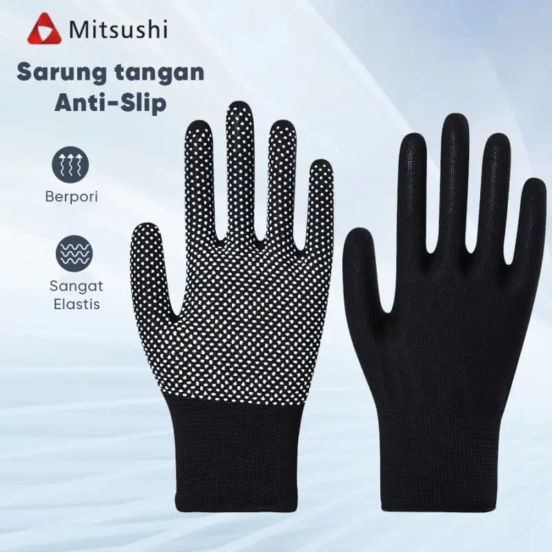 Mitsushi Sarung Tangan Kerja Karet Tebal / Durable Anti-Slip Gloves 0