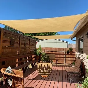 awning canopy sun tail shade 250cm x 80cm warna kream bahan d300