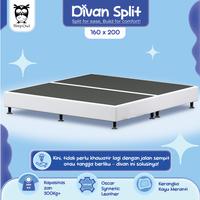 Gambar SLEEP OWL Divan Minimalis Knock Down Split 160 x 200 | Dipan Knockdown 2 Bagian - BLACK dari Citra furniture Kota Administrasi Jakarta Pusat 5 Tokopedia