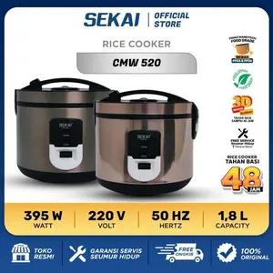 Sekai Magic Com CMW 520 Rice Cooker 1.8Liter Penanak Nasi CMW520