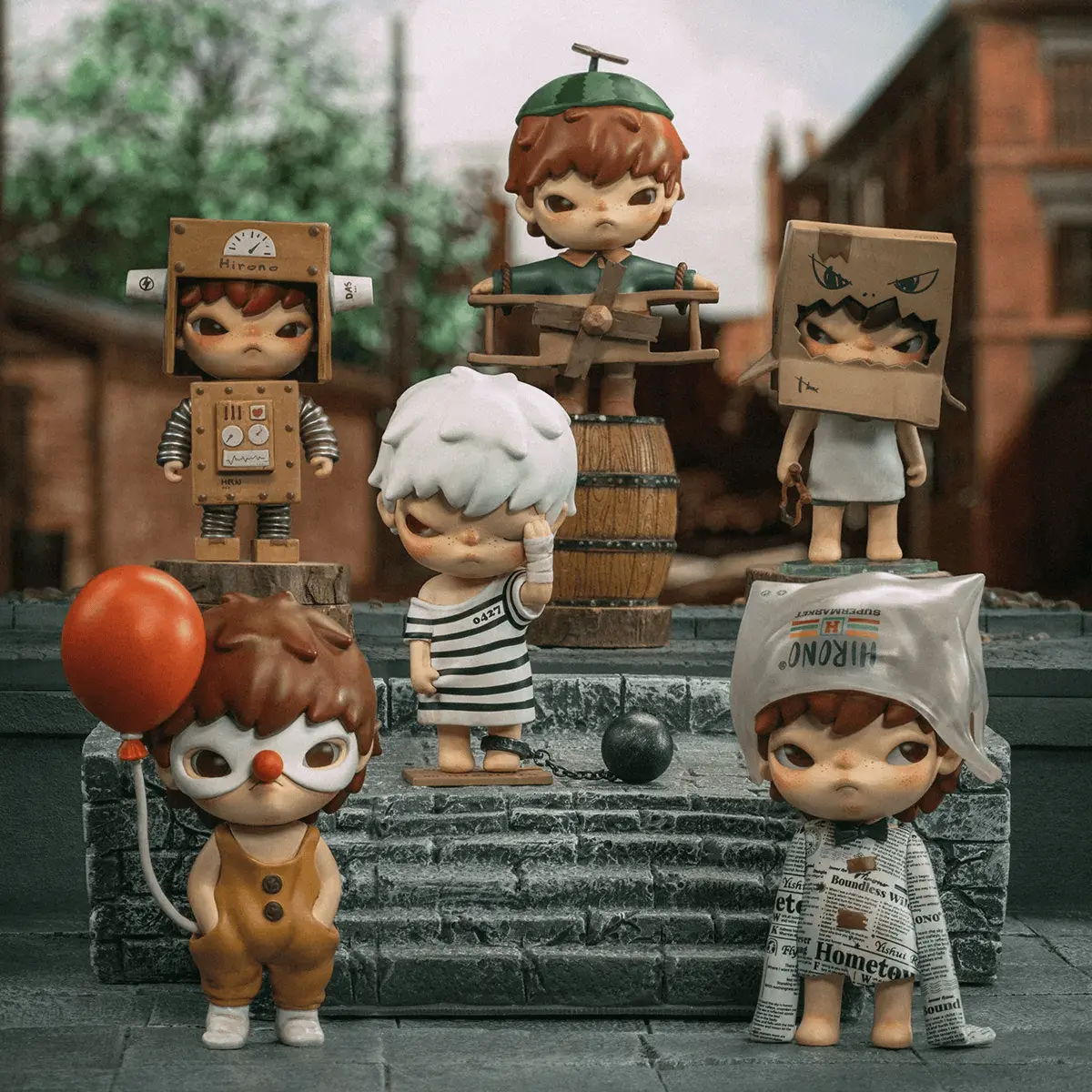 [ready stock]POPMART ORIGINAL HIRONO LITTLE MISCHIEF FIGURE SERIES -yaki