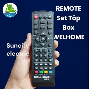 REMOT REMOTE Set Up Box STB DVB T2 WELHOME TANPA SETTING