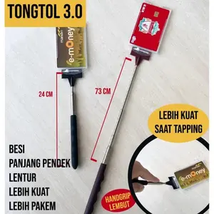 Tong Toll 2.0 BESI / TONGTOL / Tongkat kartu E Toll Premium Fabrikasi