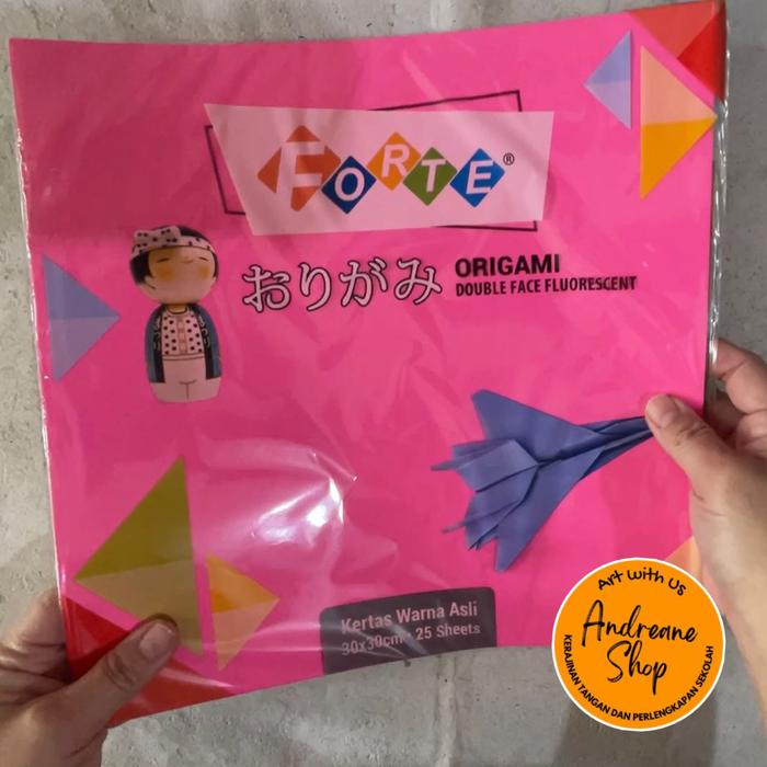 Origami Forte Jual Kertas Origami Forte Double Side 30x30 cm - Kota Bandung ...