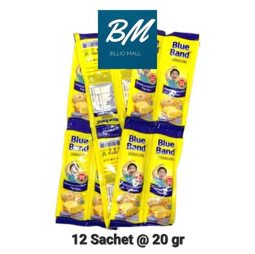 Blue Band Serbaguna 20 Gr 1 Renceng ( isi 12 Sachet / 6 Sachet)