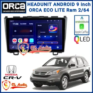 Head Unit Android ORCA ECO LITE 9 Inch OEM Honda CRV 2007-2011 IPS