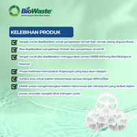 Gambar Kaldness / Kaldnes K2 1Liter Media Filter TERMURAH !! 1 LITER dari Biowaste Kota Administrasi Jakarta Barat 4 Tokopedia
