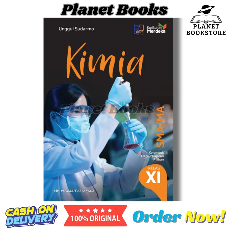 BUKU IPA KIMIA KELAS 1,2,3 ATAU 10,11,12 SMA/MA PENERBIT ERLANGGA REVISI DAN NON REVISI KURIKULUM MERDEKA 3
