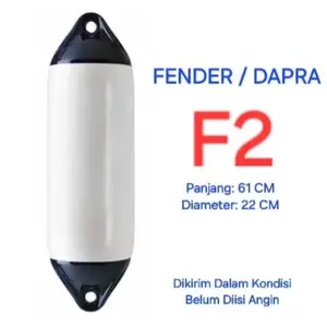 Fender F2 / Dapra / Bumper PVC untuk Kapal / Perahu Boat Ukuran F2