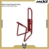 Gambar MXL Holder Botol Minum Sepeda Bottle Cage Alloy Taiwan Dudukan Tempat Botol Minum Sepeda - Red dari MXL Sports Indonesia Kota Administrasi Jakarta Selatan 3 Tokopedia