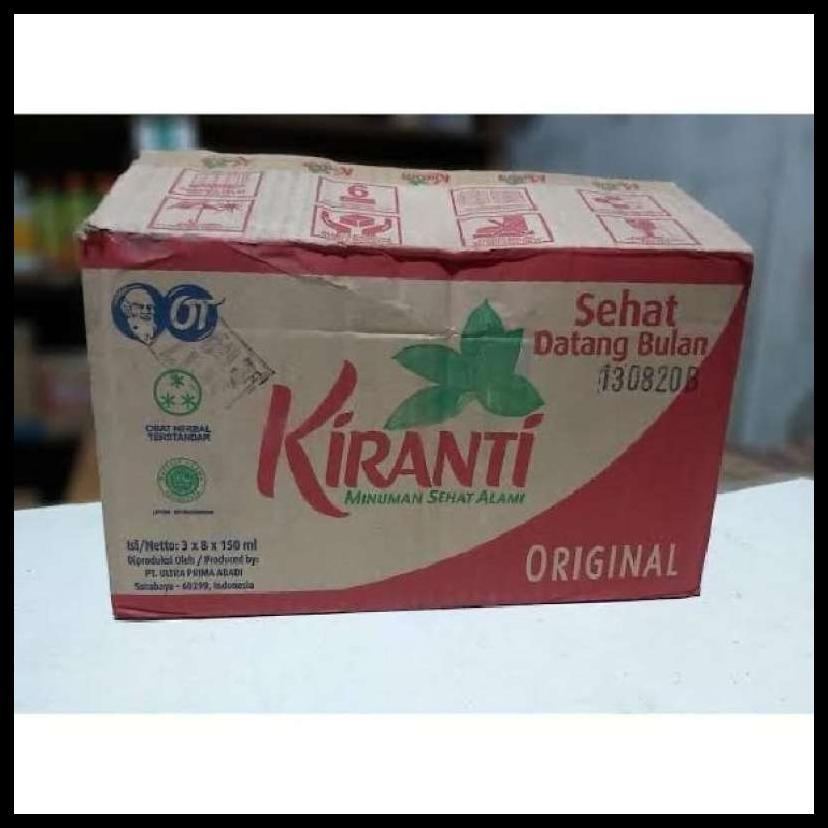 New Minuman Kiranti Sehat Datang Bulan 150 Ml Isi @ 24 Botol Best Seller