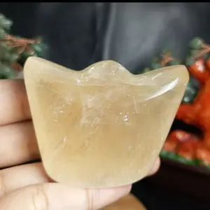 Natural Calcite Yellow Ingot (1)