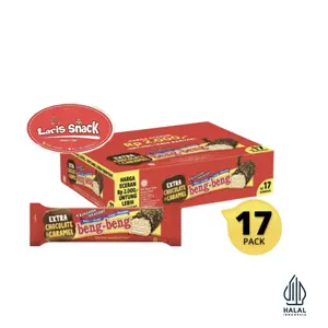 Snack Biscuit Beng Beng Wafer Coklat 17pcsx25gr