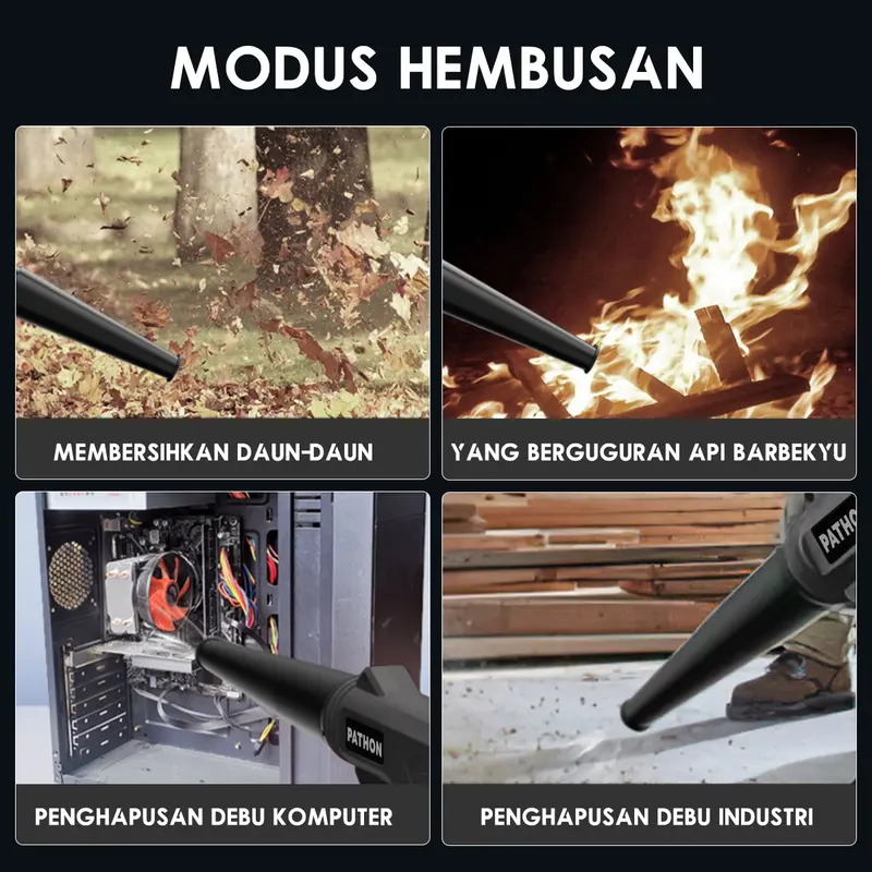 【Guncang 6.6】SOARFLY Mesin Blower Baterai 2 IN 1 Meniup Menghisap Blower Keong Mesin Blower Penghisap Angin Alat peniup angin Mesin Blower Baterai 688V 1588V 2IN1 meniup menghisap Blower Keong Mesin Blower Tangan Baterai Cordless Blower 5