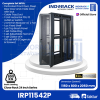 Gambar IRP11542P INDORACK COOSE RACK 24INCH DEPTH 1150MM 42U SWING PERFORATED dari INDORACK IT Networck Cabinet Kota Administrasi Jakarta Utara 4 Tokopedia