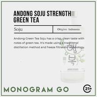 Gambar Andong Soju Premium Strenght Green Tea 700ml (2 Bottles+2 Shoot Glass) dari monogramgo Kota Administrasi Jakarta Utara 4 Tokopedia