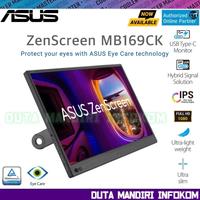 Gambar ASUS ZenScreen MB169CK 16" Inch - FHD IPS Dual USB Type C Mini HDMI Flicker Free Blue Light Filter Anti-glare surface Eye Care Portable Monitor dari Duta Mandiri Infokom Kota Administrasi Jakarta Pusat 3 Tokopedia
