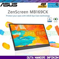 Gambar ASUS ZenScreen MB169CK 16" Inch - FHD IPS Dual USB Type C Mini HDMI Flicker Free Blue Light Filter Anti-glare surface Eye Care Portable Monitor dari Duta Mandiri Infokom Kota Administrasi Jakarta Pusat 2 Tokopedia