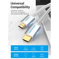Gambar Vention Kabel HDMI 2.0 4K Ultra HD Cotton Braided Silvery Metal HDMI Cable 3 M 3 Meter - AABII dari Vention Tangerang Kab. Tangerang 4 Tokopedia
