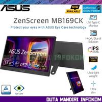 Gambar ASUS ZenScreen MB169CK 16" Inch - FHD IPS Dual USB Type C Mini HDMI Flicker Free Blue Light Filter Anti-glare surface Eye Care Portable Monitor dari Duta Mandiri Infokom Kota Administrasi Jakarta Pusat 1 Tokopedia