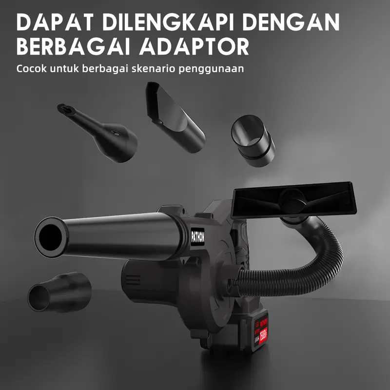 【Guncang 6.6】SOARFLY Mesin Blower Baterai 2 IN 1 Meniup Menghisap Blower Keong Mesin Blower Penghisap Angin Alat peniup angin Mesin Blower Baterai 688V 1588V 2IN1 meniup menghisap Blower Keong Mesin Blower Tangan Baterai Cordless Blower 7
