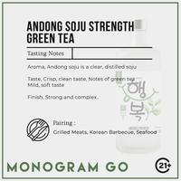 Gambar Andong Soju Premium Strenght Green Tea 700ml (2 Bottles+2 Shoot Glass) dari monogramgo Kota Administrasi Jakarta Utara 3 Tokopedia