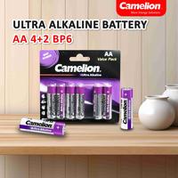 Gambar Camelion Baterai Ultra Alkaline AA 4+2 BP6 | Ultra Alkaline A2 Isi 6 dari Camelion Indonesia Kota Administrasi Jakarta Barat 1 Tokopedia